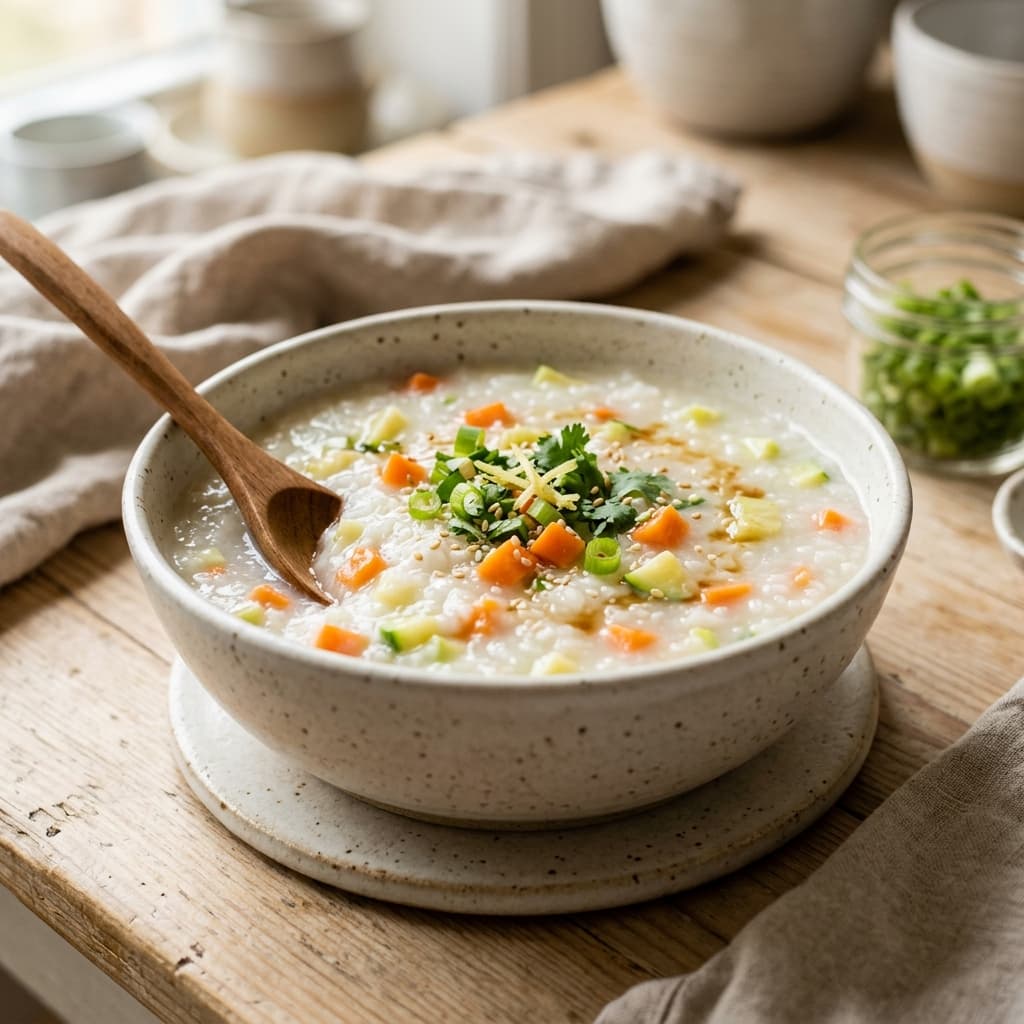 Vegetable Rice Congee
