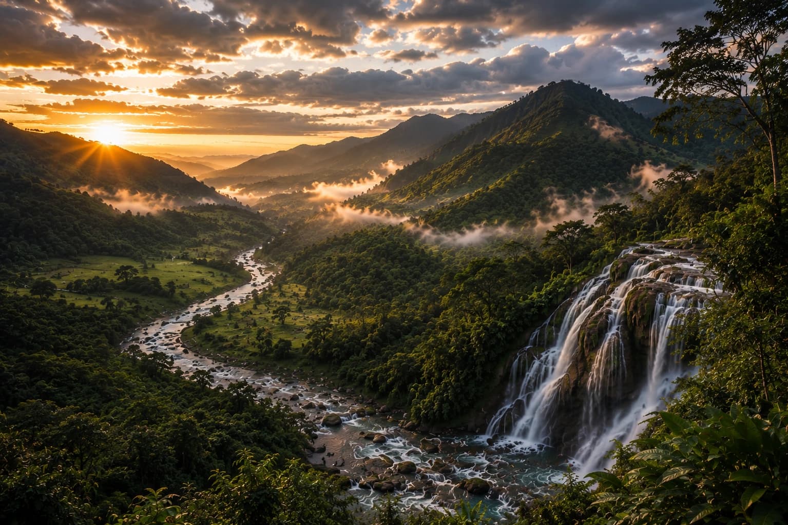 Vibrant natural beauty and lush mountain landscapes of Colombia