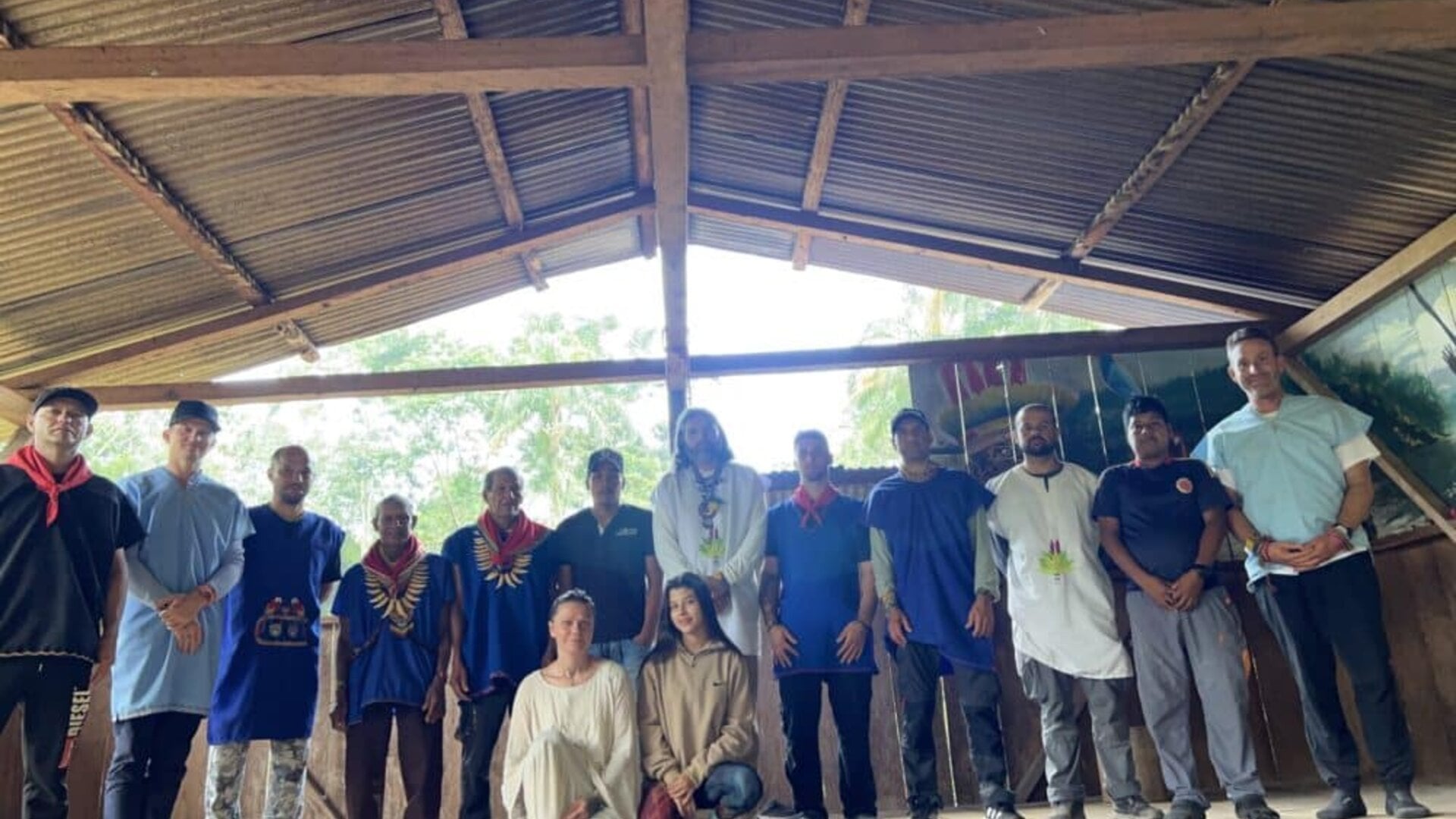 Guests and facilitators gathered during retreat in Colombia