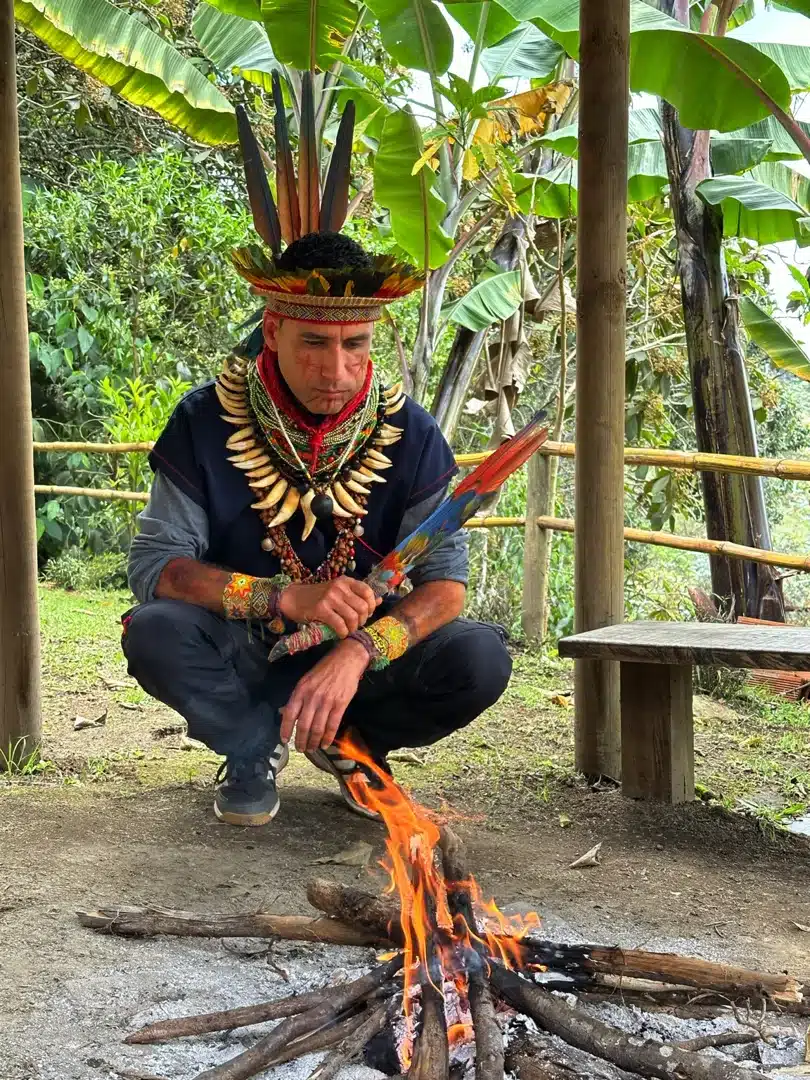 Ayahuasca Medellín retreat ceremony with Colombian Taita