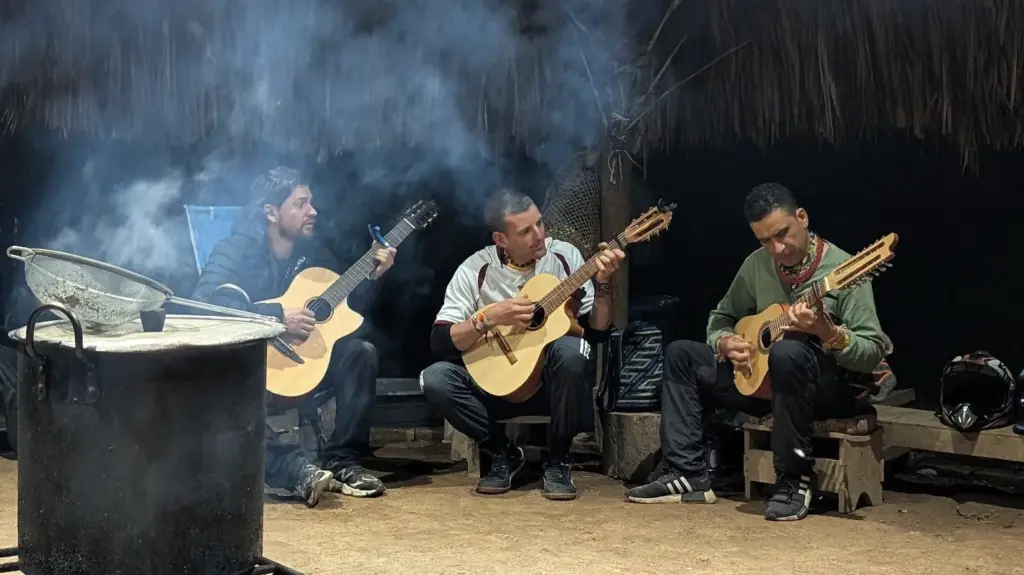 Ayahuasca ceremony musicians